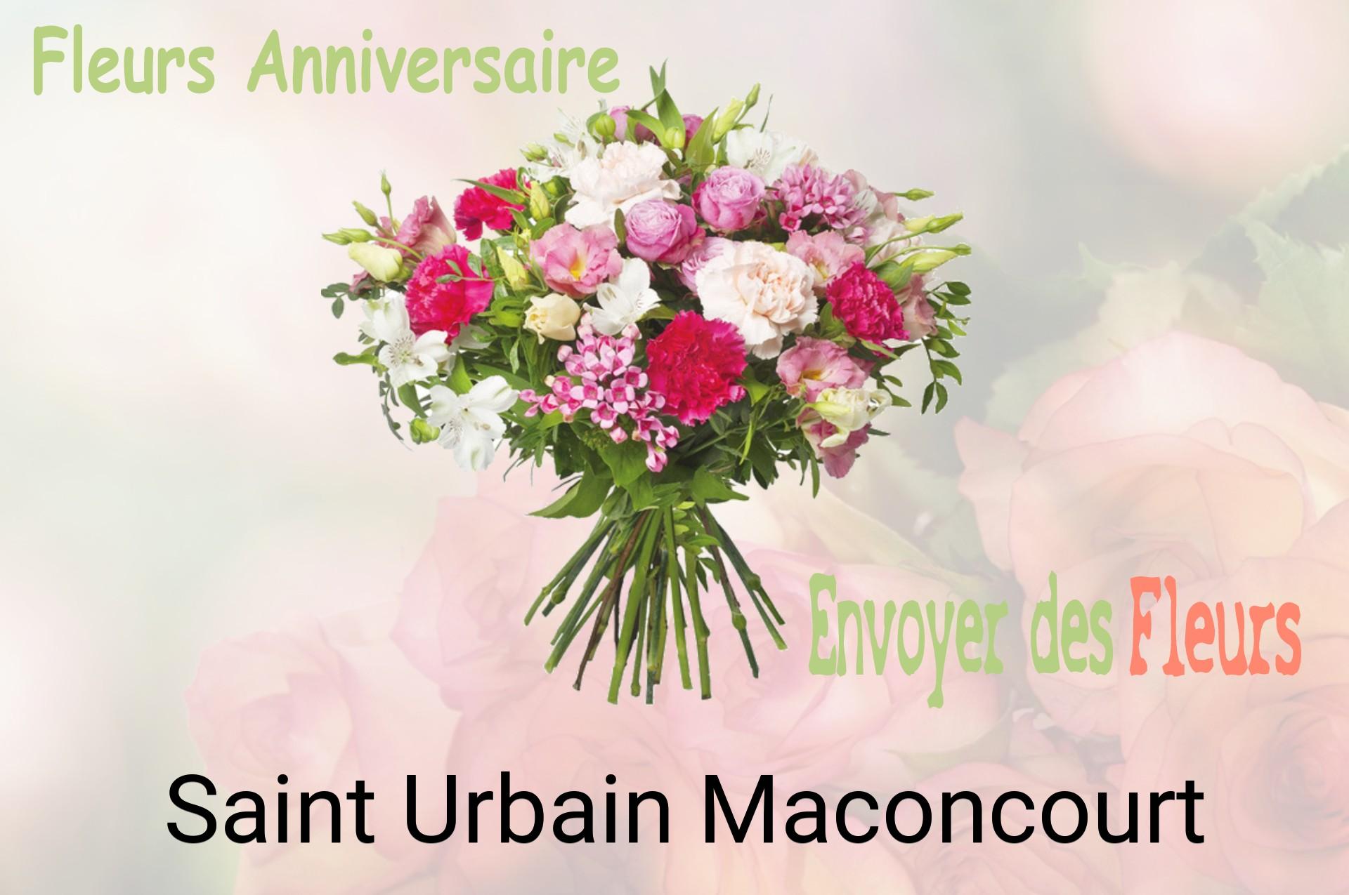 Bouquet de fleurs d’anniversaire livré à Saint-Urbain-Maconcourt